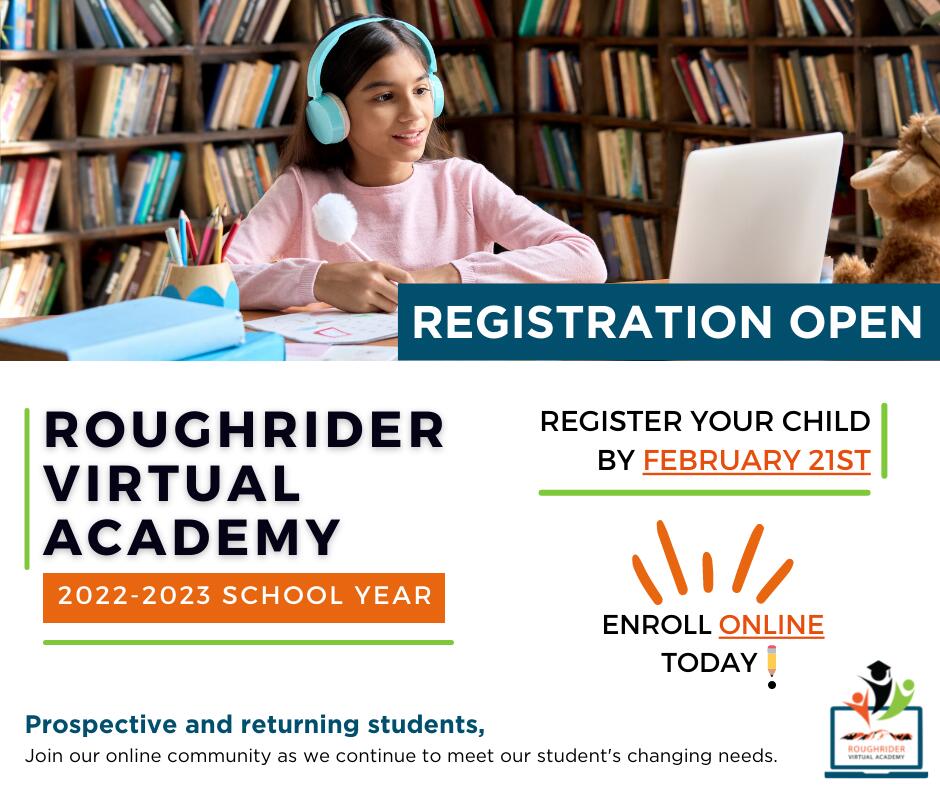 Registration open for the Roughrider Virtual Academy Dickinson High