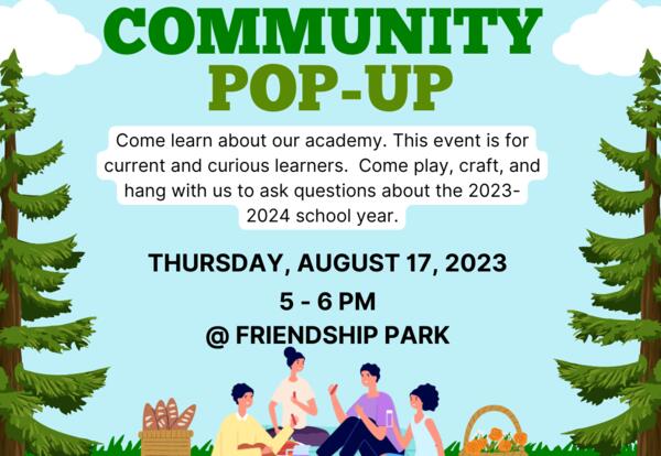 Community Pop-Up @Friendship Park