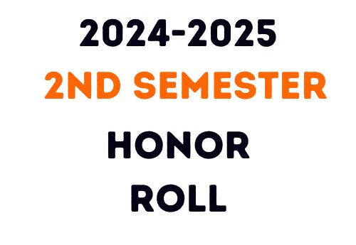 2nd Semester Honor Roll with D logo