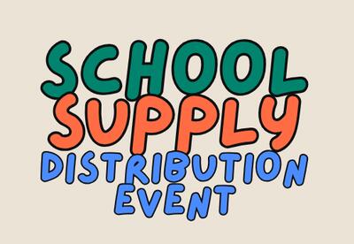 School Supply Distribution Event
