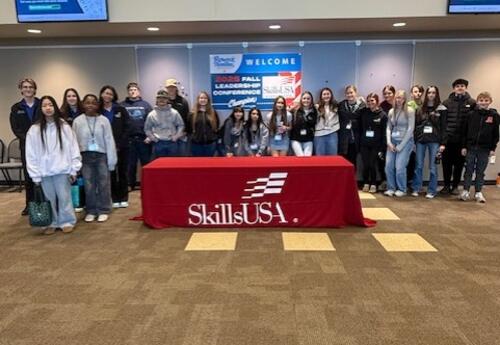 SkillsUSA students at the Fall Leadership conference
