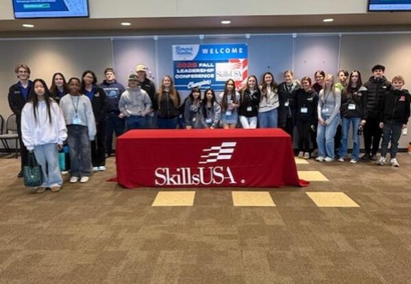 SkillsUSA students at the Fall Leadership conference