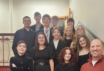 Students that participated in the Nortwest Music Festival