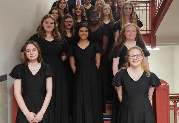 Dickinson High School students that participates in the Northwest Festival of Music
