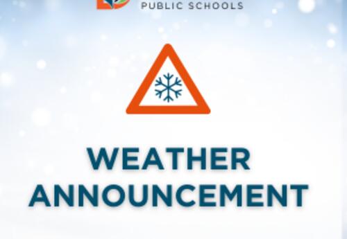 Weather announcement