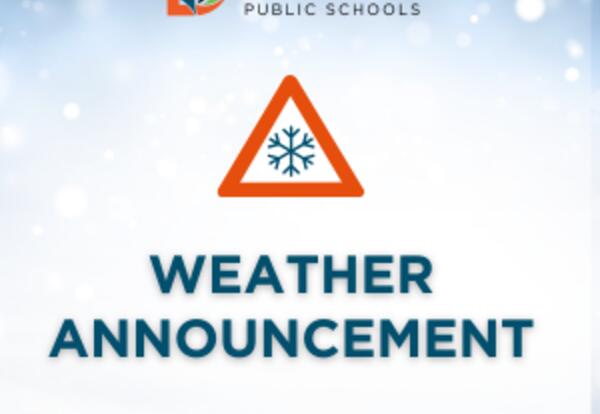 Weather announcement