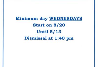 Minimum Days 2025-26