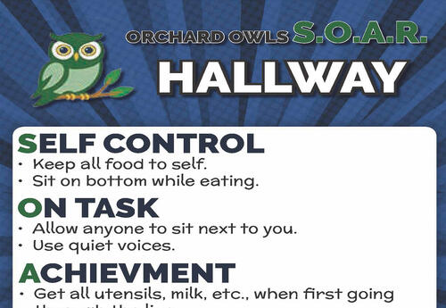 PBIS Posters at Orchard