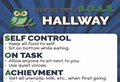 PBIS Posters at Orchard