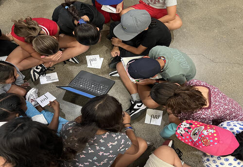 Students during Passport Week at Orchard