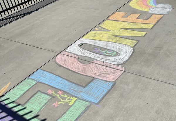 Chalk Art Collage