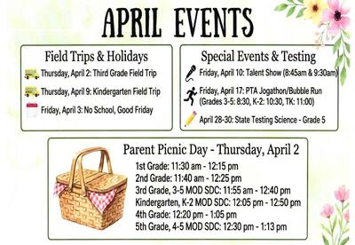 Events for April, 2026