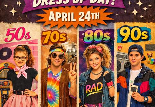 Dress up as your favorite decade!