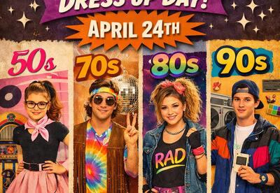 Dress up as your favorite decade!