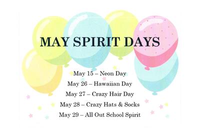 Spirit Days at M.A. Sanders