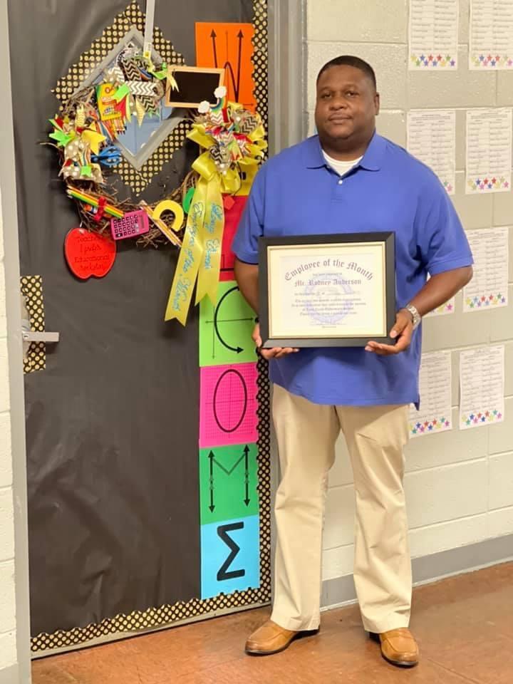 September Employee of the Month Mr. Rodney Anderson Long Creek