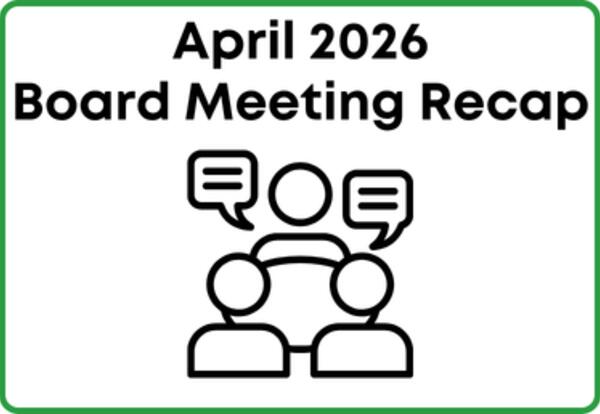 April 14, 2026 Board Meeting Recap