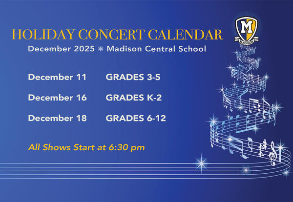 Madison Holiday Concert Calendar