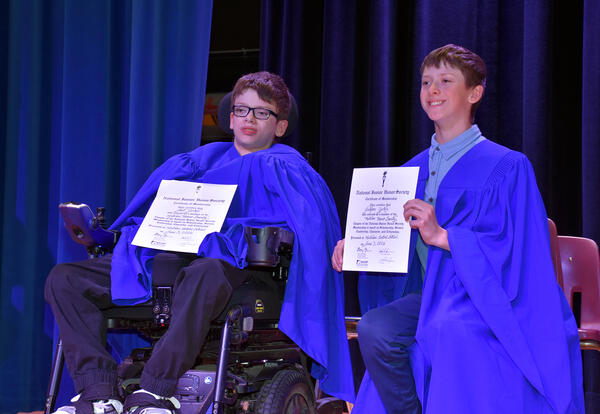 NJHS Induction ceremony at Madison