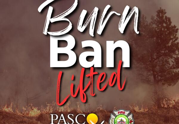 Pasco County Lifts Burn Ban