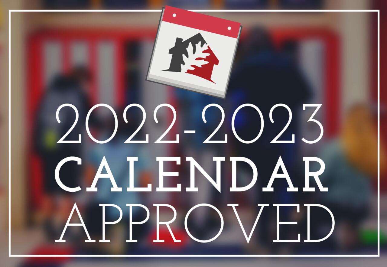 2022-2023 Calendar Approved