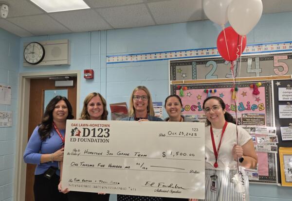 Teachers Earn Grants to Support Active Learning at Hometown School