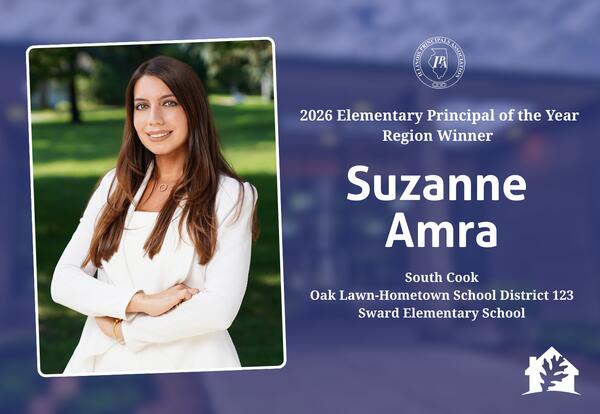 Sward School Principal Suzanne Amra Receives Illinois Principals Association 2026 Elementary Principal of the Year Region Award