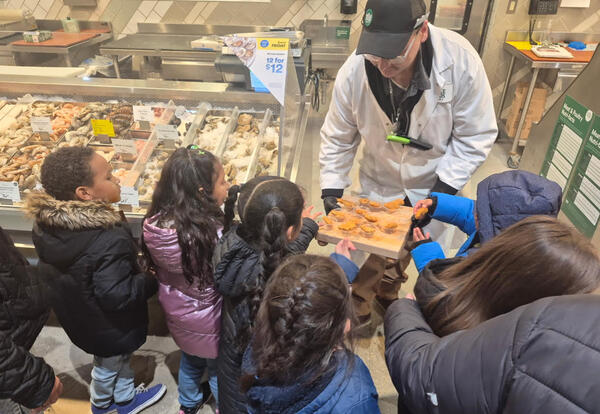 Kindergarten Learns Farm-to-Table at Whole Foods Field Trip