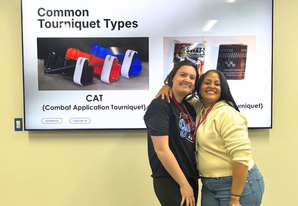 District 123 Educators Lead Tourniquet Training