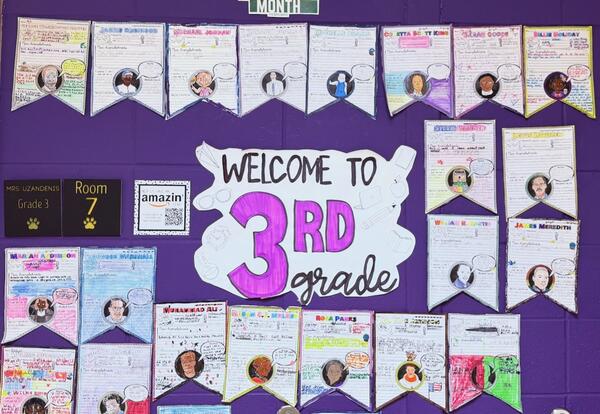 Third Graders Shine Spotlight on Black History Heroes!