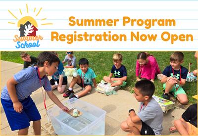 Summer Program Registration Now Open