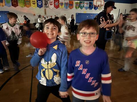2nd graders ready to party