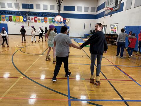 Mrs. Lyman and student 1