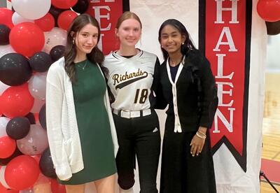 Recipients of this year's Helen Whalen Scholarship