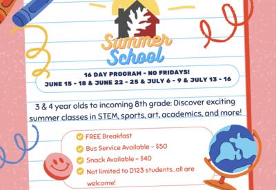 Summer School flyer