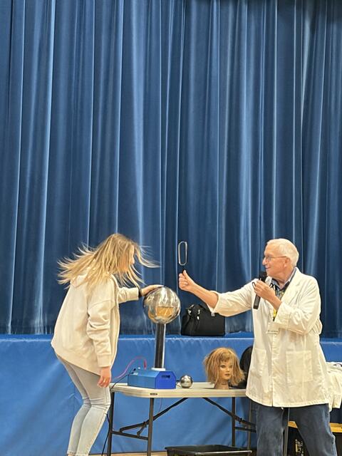 Ms. Waclaw and Professor Rick