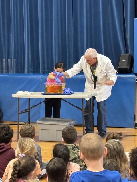 Student and Professor Rick