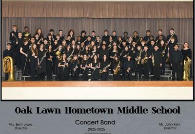 The Oak Lawn-Hometown Middle School Concert Band