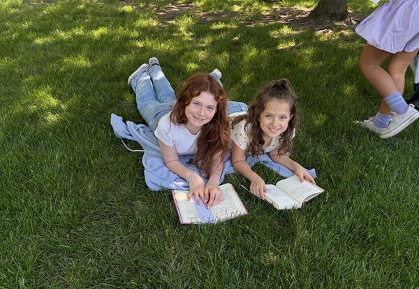 Students Reading Books Together