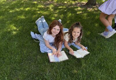 Students Reading Books Together