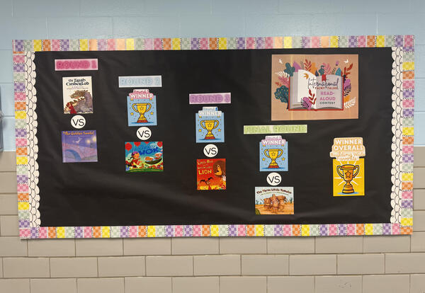 bulletin board of the books