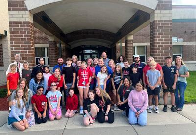 OLHMS staff members and their children who attend OLHMS