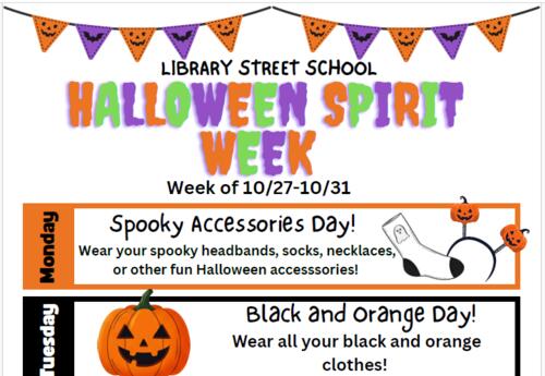 Halloween Spirit Week