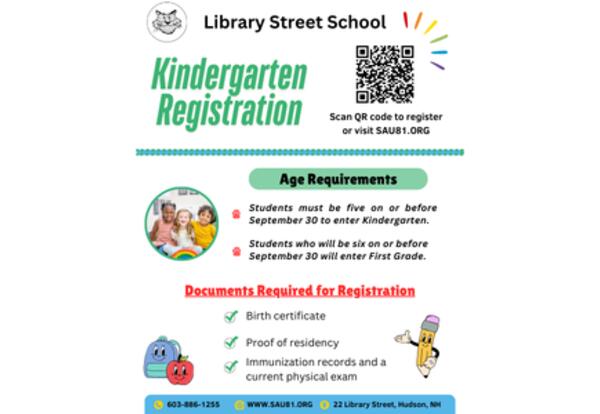 New Student Kindergarten Registration