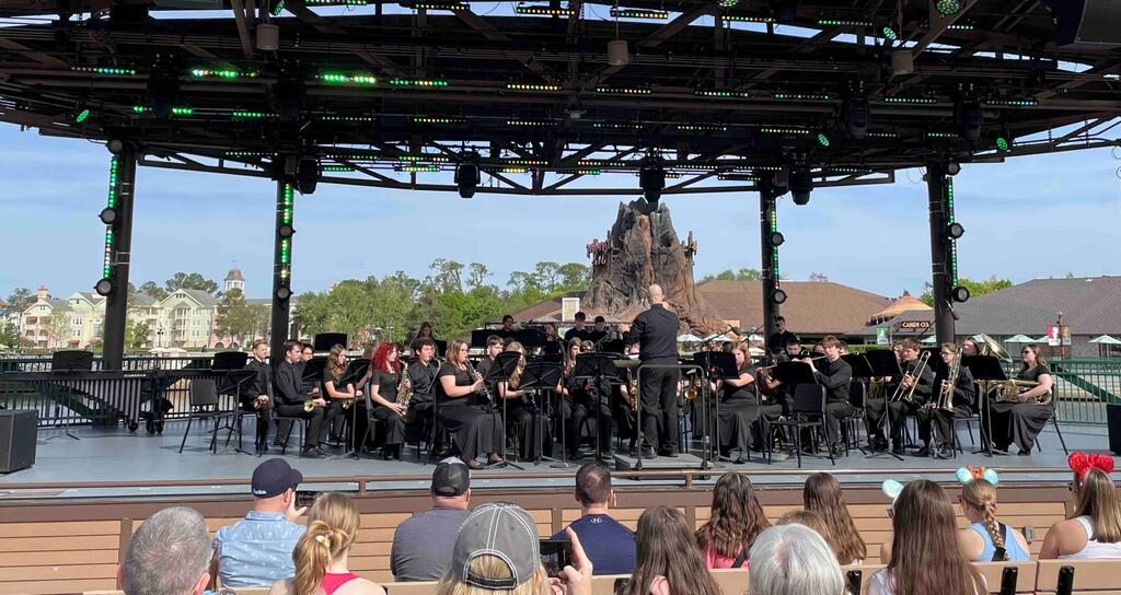 Band performs at Disney Springs