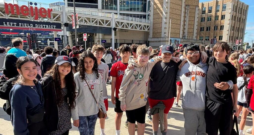 7th Graders at Progressive Field