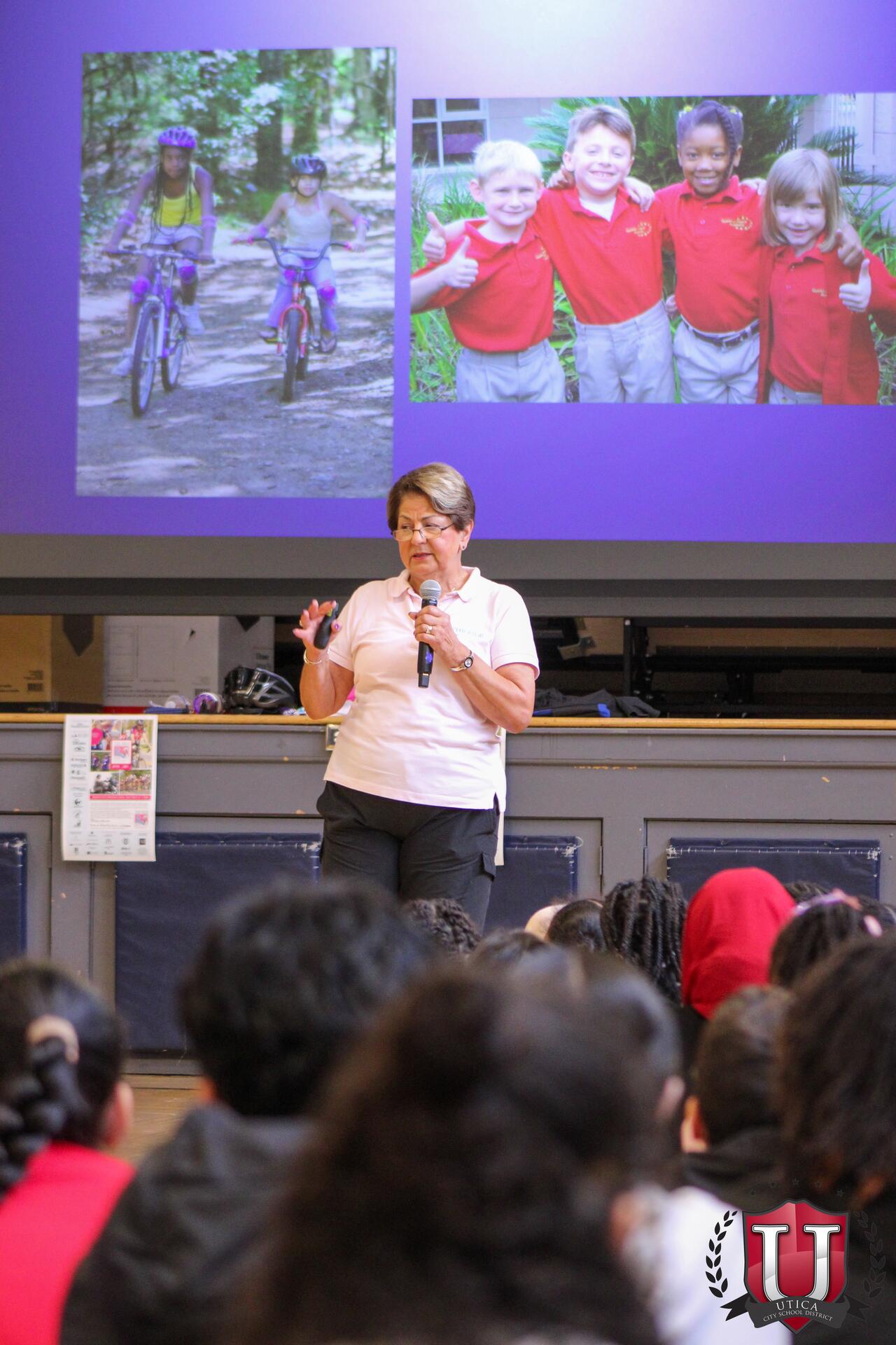 Ride for Missing Children Visit 2024 Martin Luther King Elementary