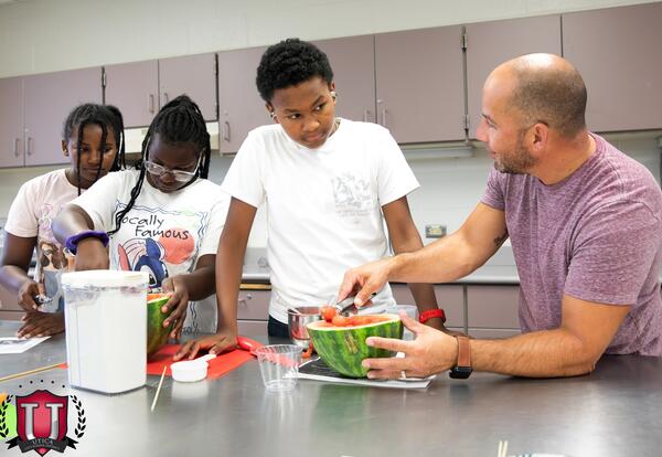 Donovan Middle School Raiders in Mr. Colone's Summer ELT session focused on health and wellness this summer!