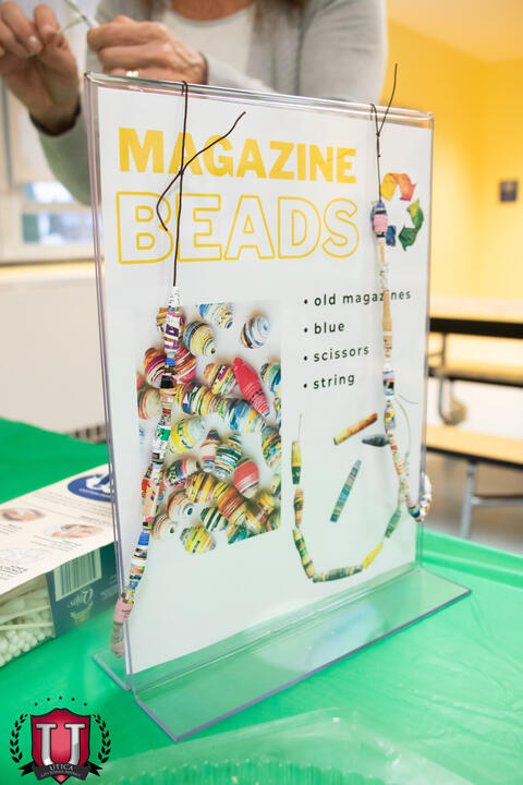 Table display of students work