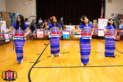 Staff and Students engage in a cultural dance